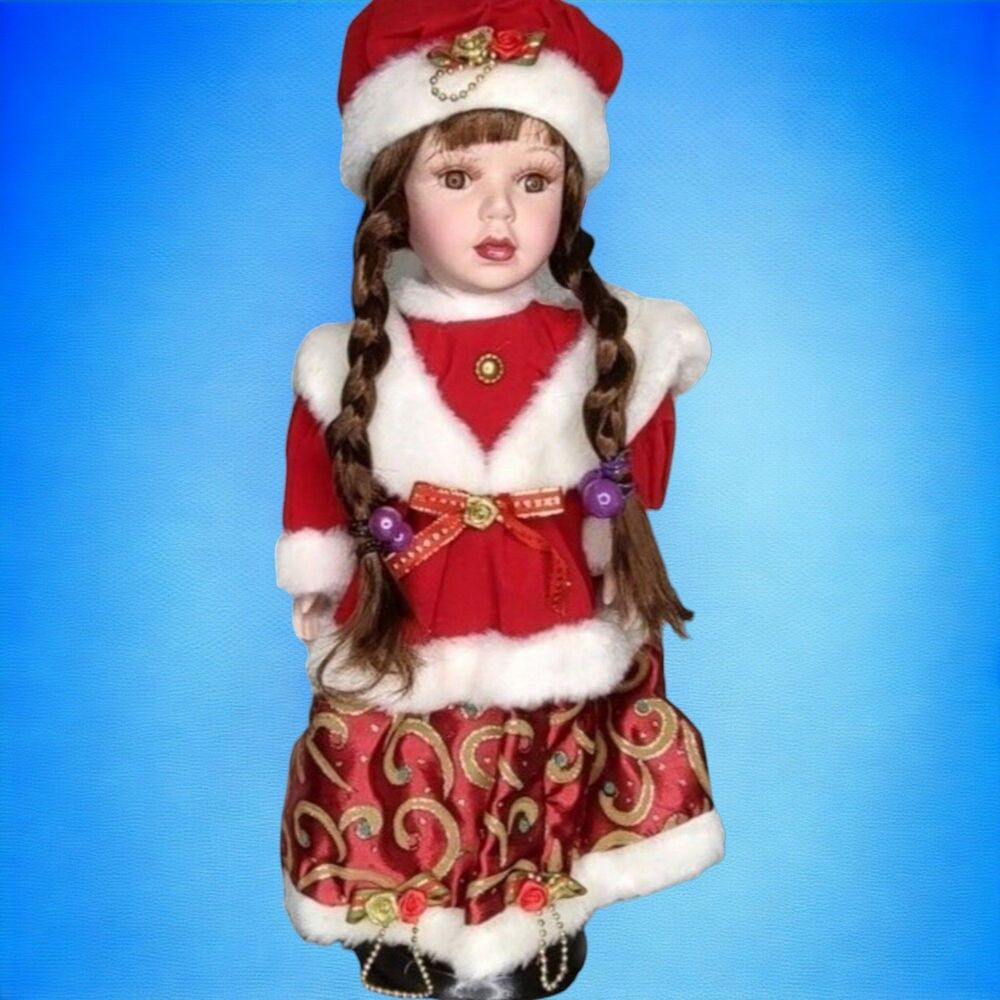 Cathay Collection Winter Porcelain Doll Name Harjeet Vintage #600/5000 COA Paper